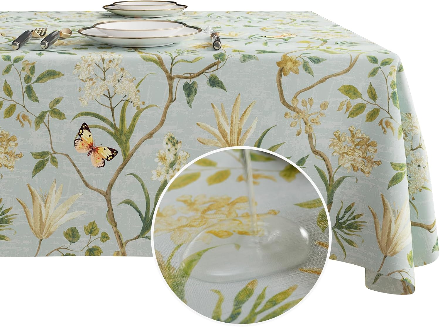 Waterproof Wipe-Clean Tablecloth