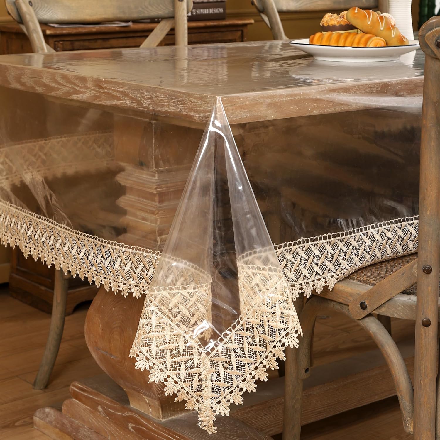 Clear Vinyl Tablecloth Protector