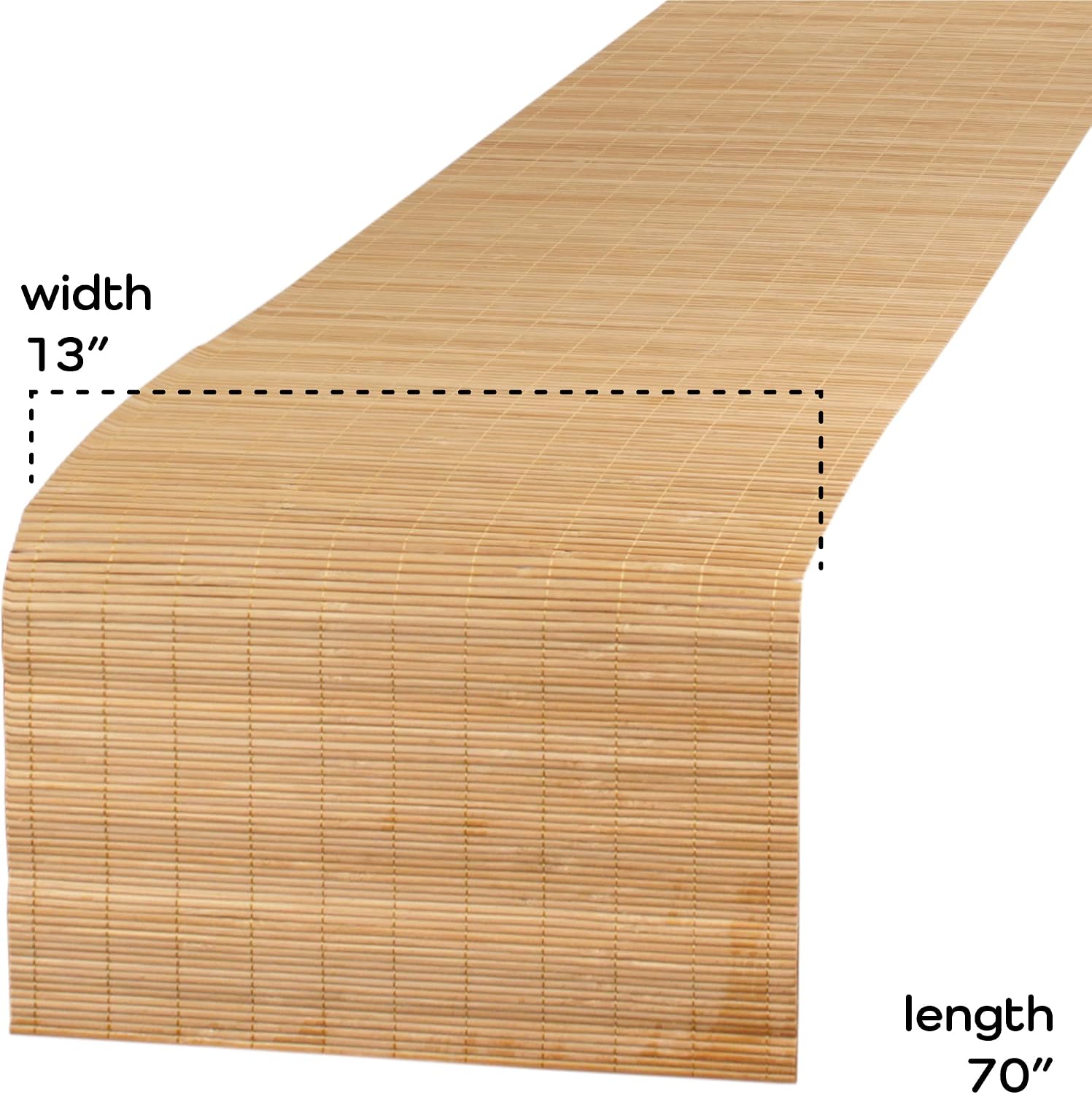 Bamboo Matchstick Table Runner - Image 4