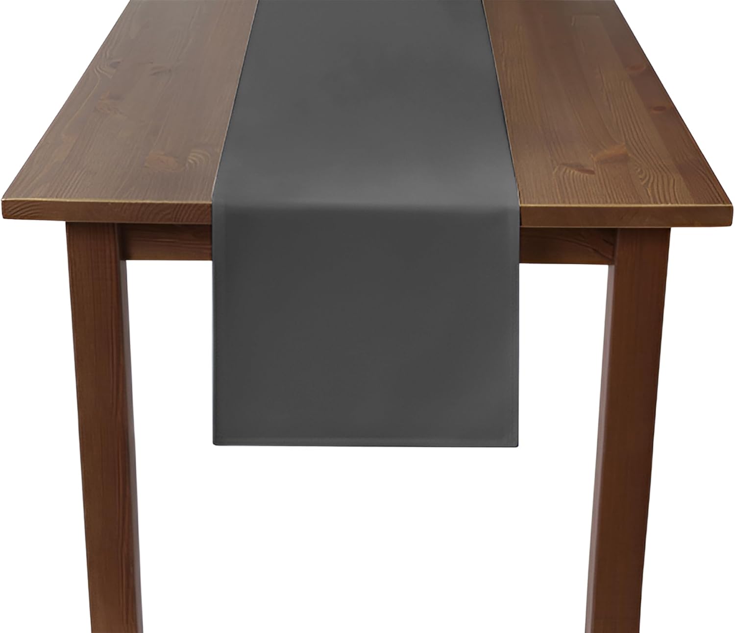 Charcoal Cotton Table Runner - Image 2