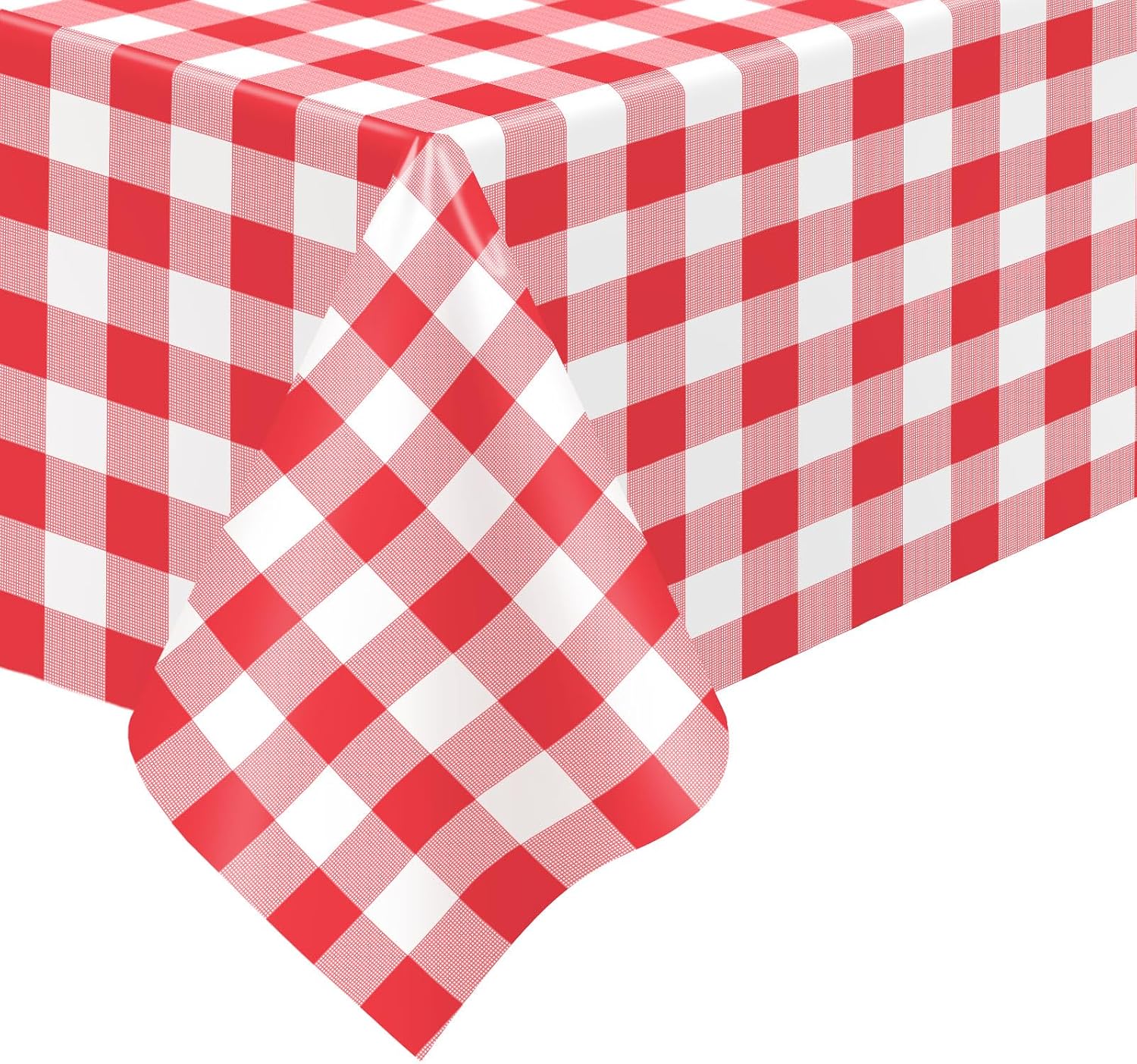 Red Gingham Tablecloth 2 Pack - Image 4