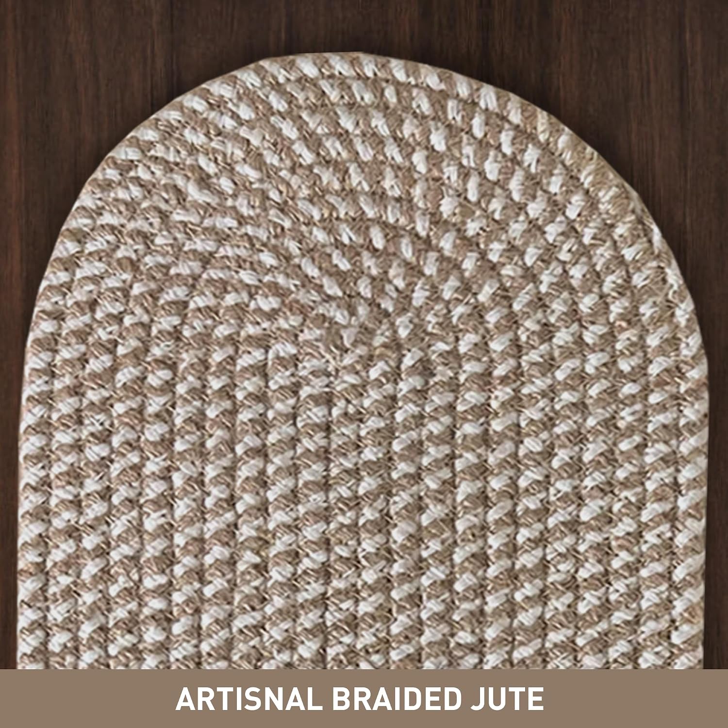 Oval Jute & Cotton Table Runner - Image 4