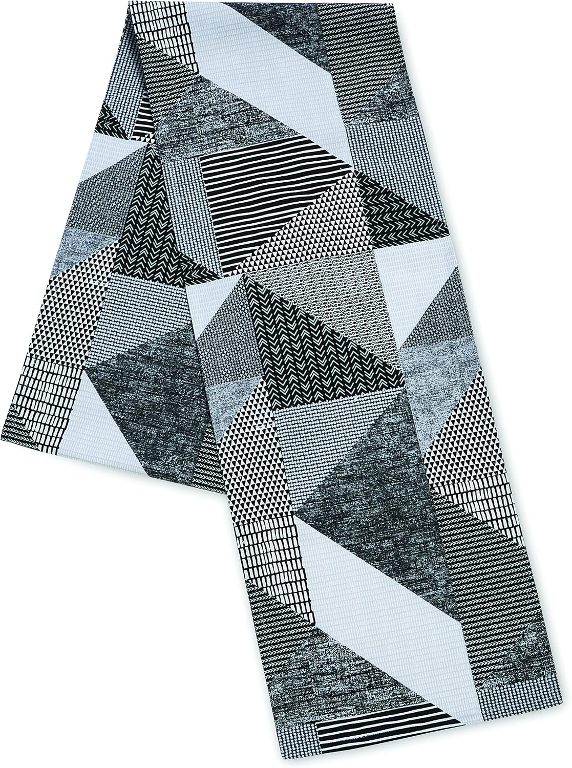 Geo Table Runner, Grey - Image 3