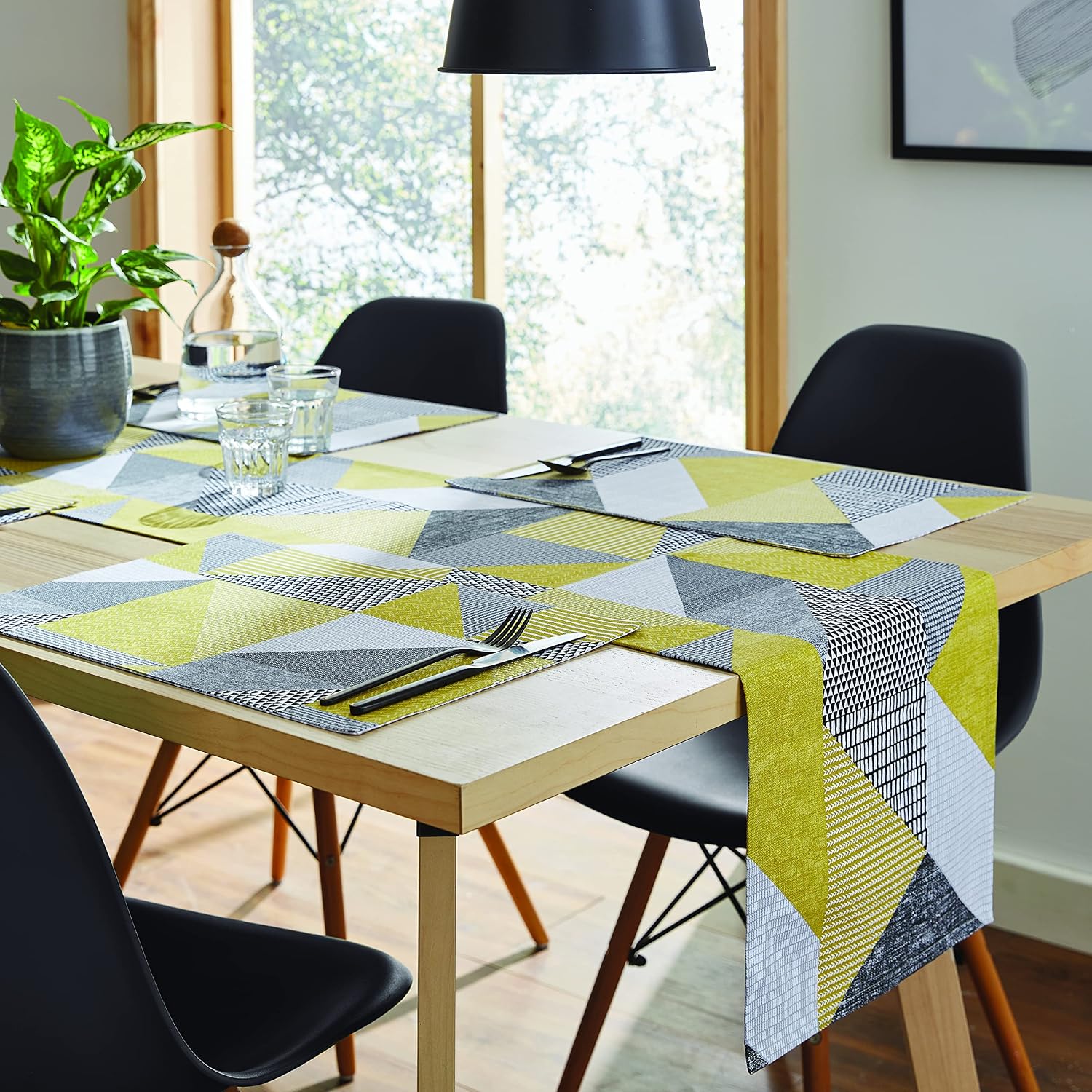 Ochre Geo Table Runner - Image 2