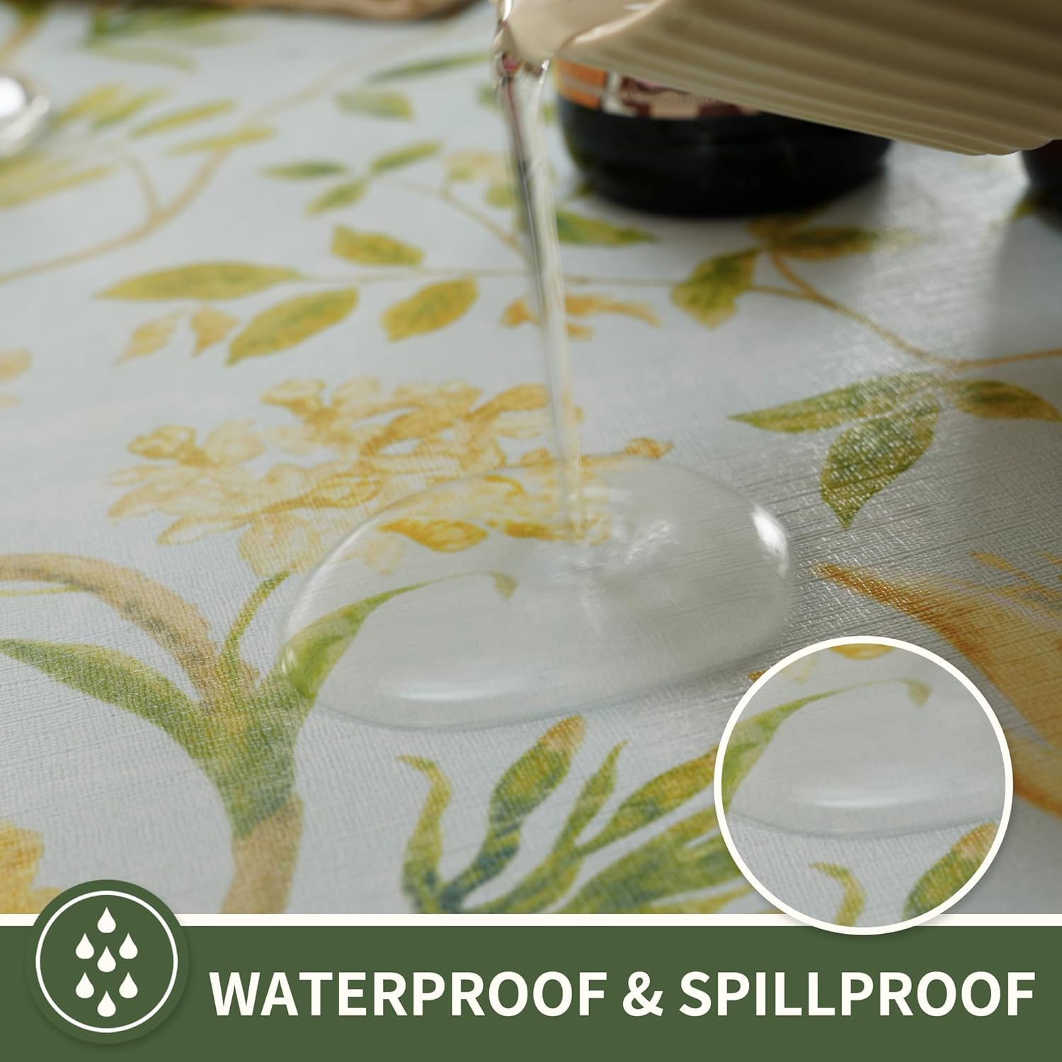 Waterproof Wipe-Clean Tablecloth - Image 2