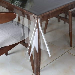 Clear Vinyl Tablecloth Protector, 54x84 Inches